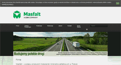 Desktop Screenshot of masfalt.pl