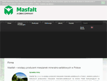 Tablet Screenshot of masfalt.pl